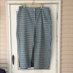 Seek Collective Haus pants in Atlantic Stripe size 3x